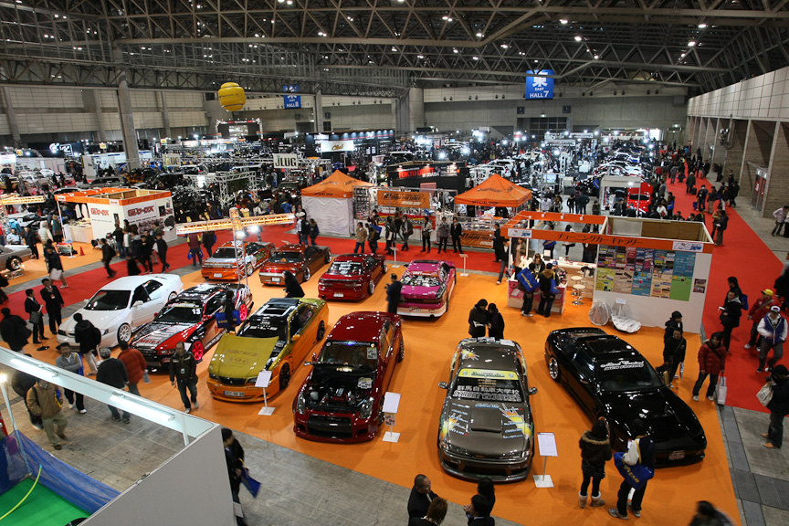 2010年の東京オートサロンの会場