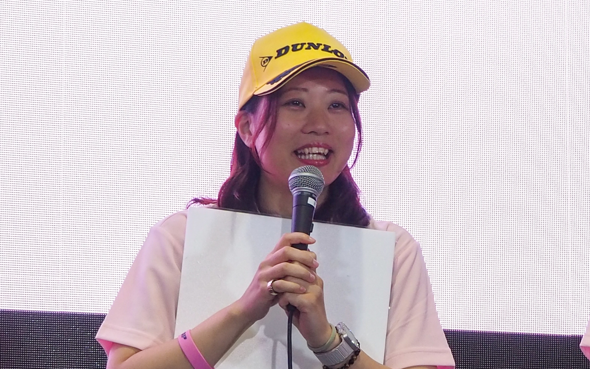 「年に1回は検診に行きましょう」と呼びかける永井歩夢選手