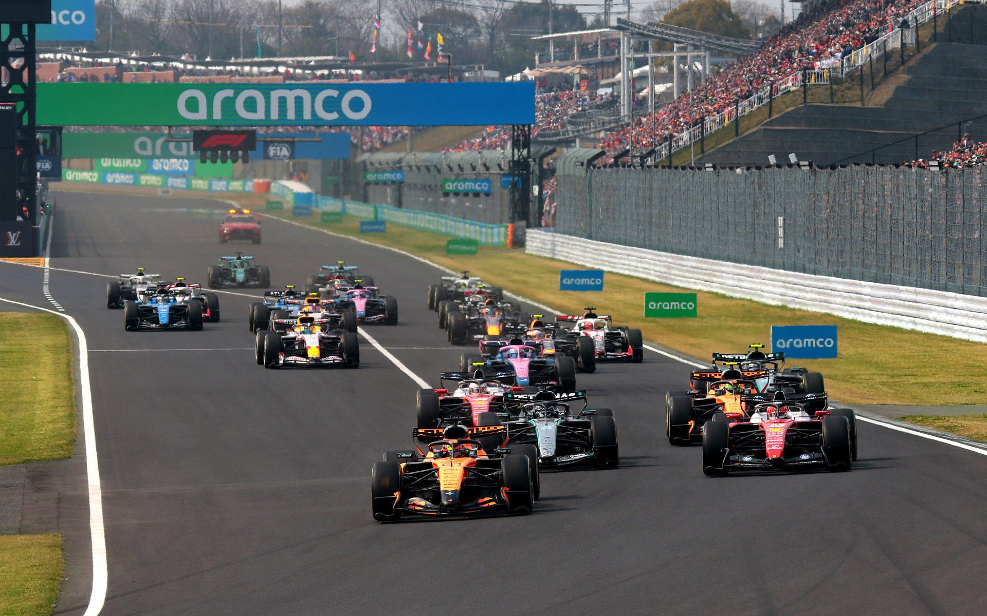 2026年F1日本グランプリのワンシーン