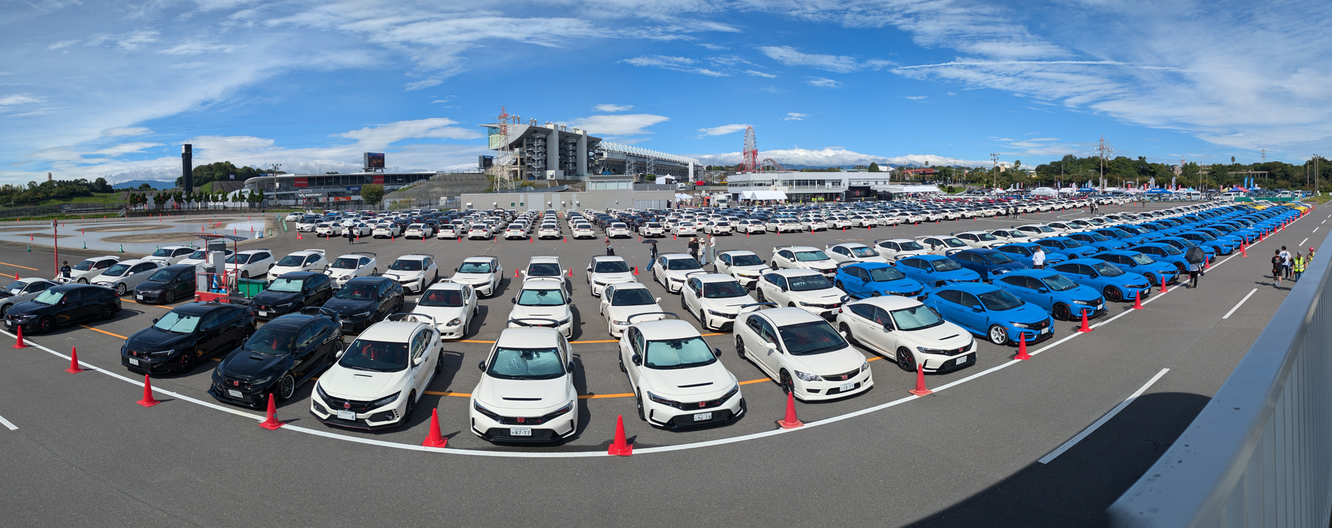 全国からホンダの歴代TYPE Rモデルが集結した