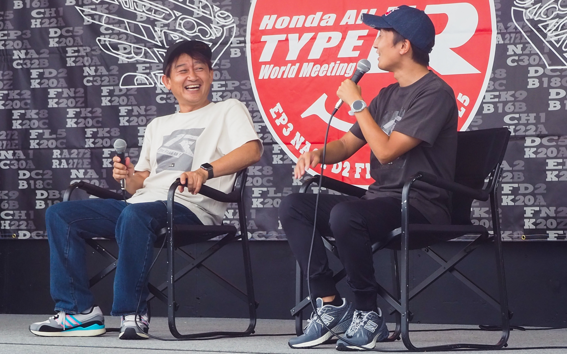 カート時代の思い出や裏話を披露する道上氏