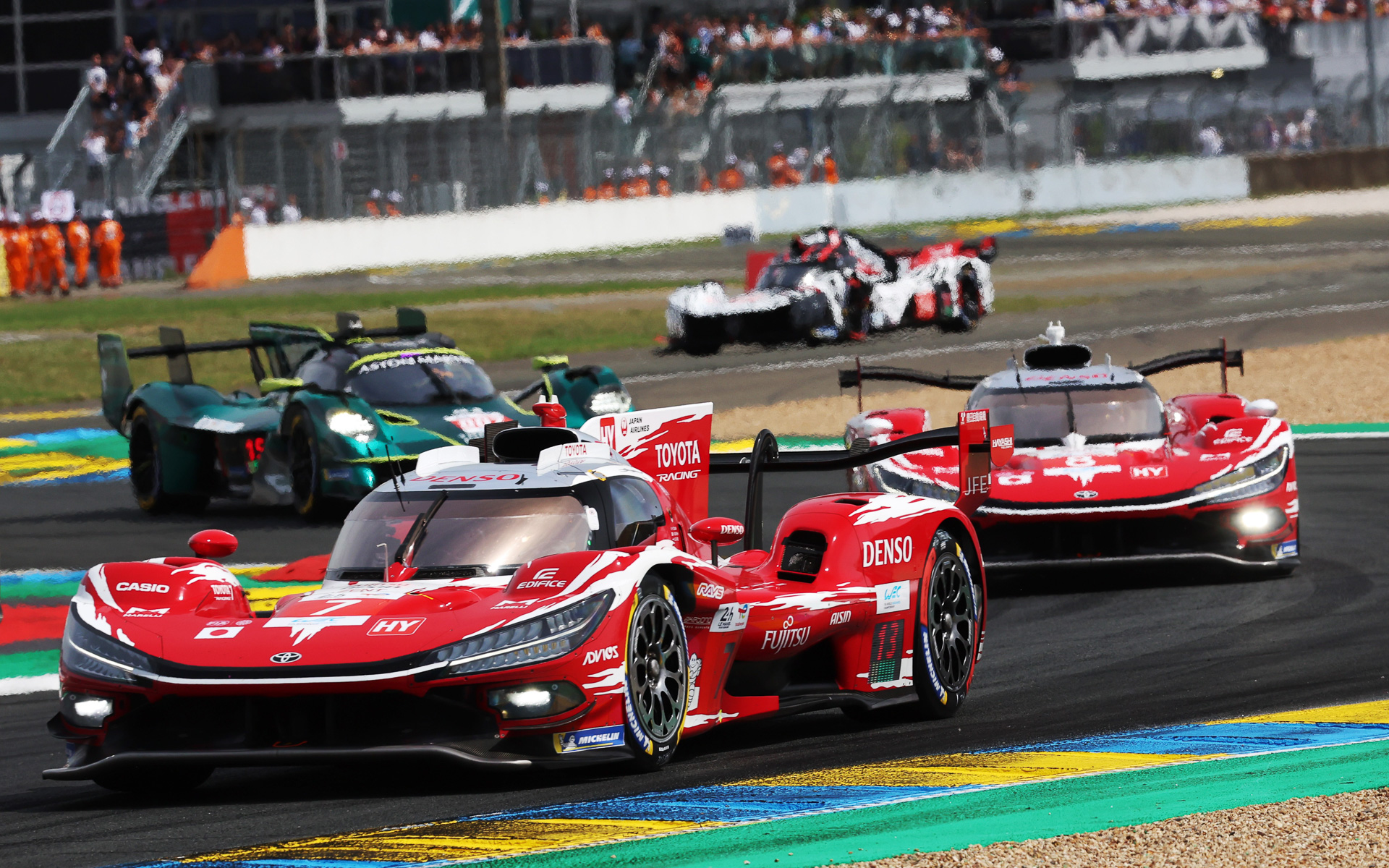 トヨタレーシング TR010 HYBRID。2026年のル・マン24時間レースを1-3フィニッシュ。ル・マン史上に残る激戦を制した