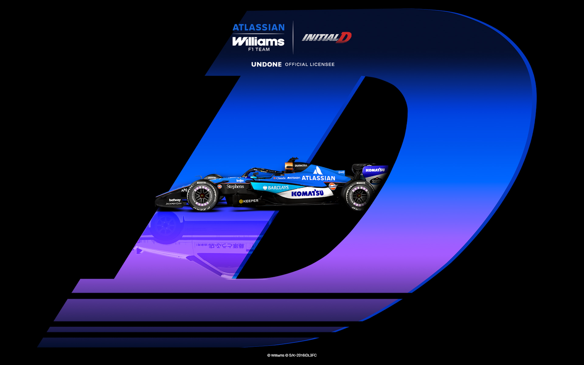 アトラシアン・ウィリアムズF1チーム×頭文字D Legend3-夢現-の新コレクション「BEFORE DAWN」の販売がスタートした