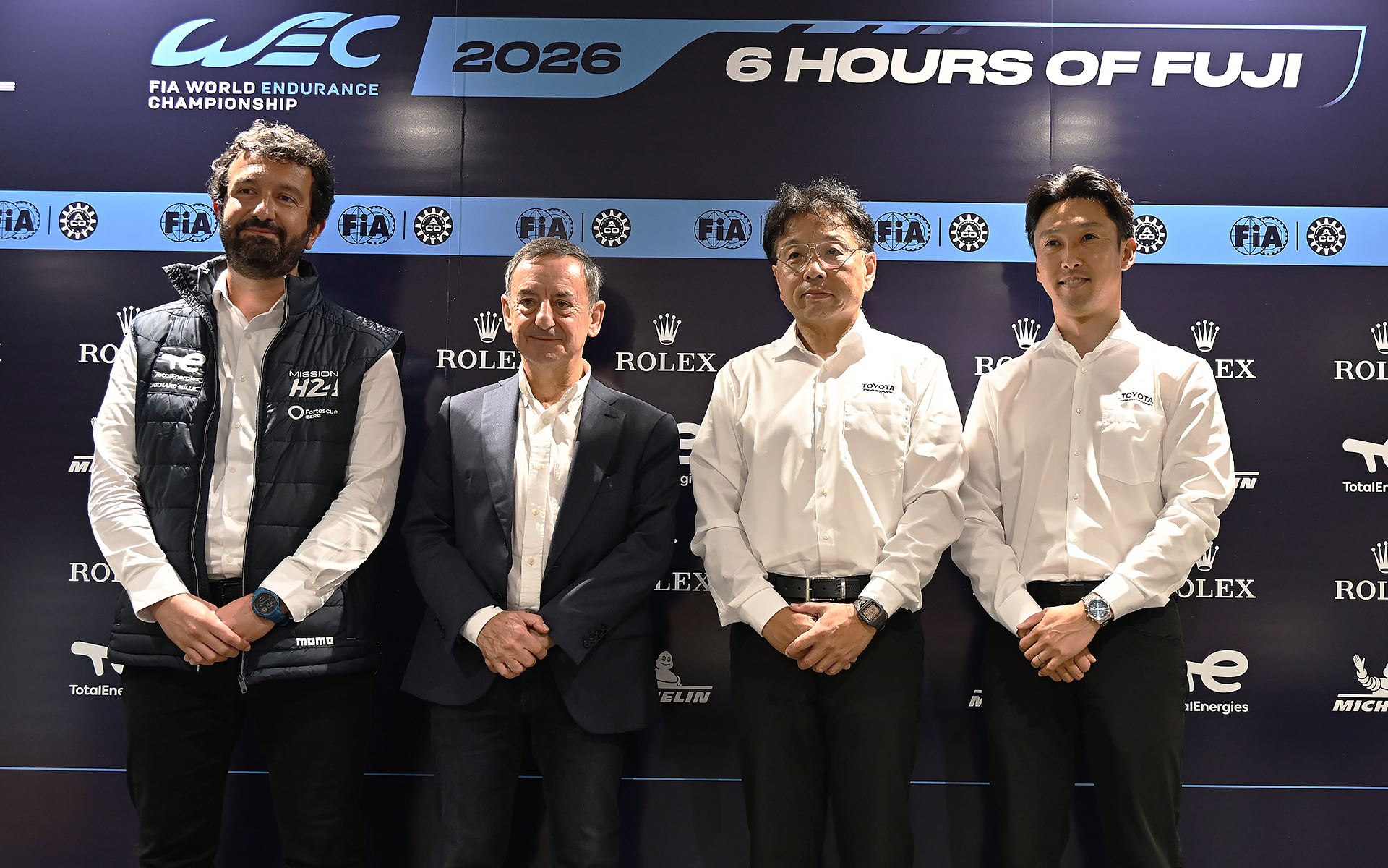 富士スピードウェイで行なわれた共同会見