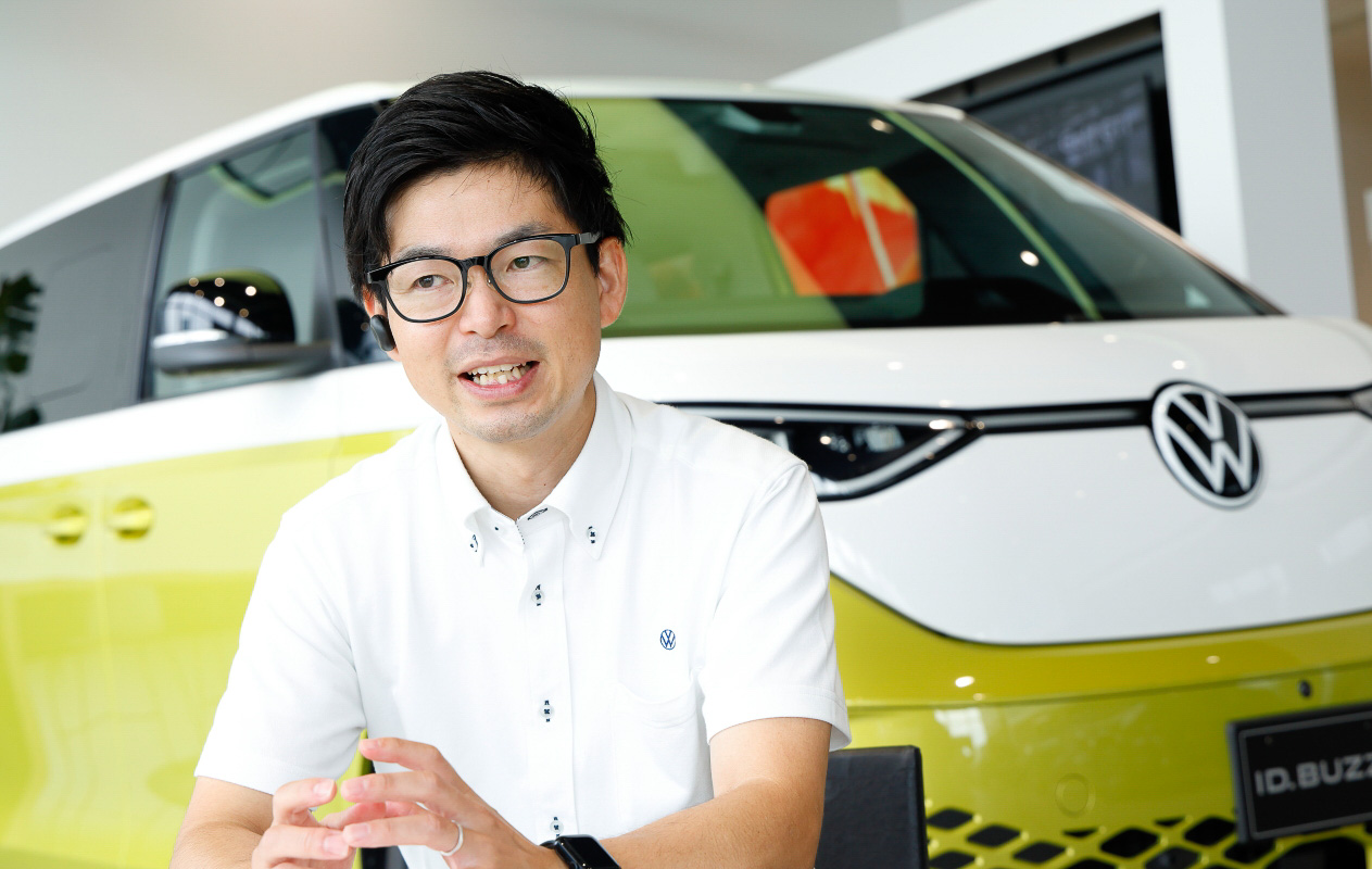 Volkswagen 浜松西（サーラカーズジャパン株式会社） 店長代理の安藤雅徳氏