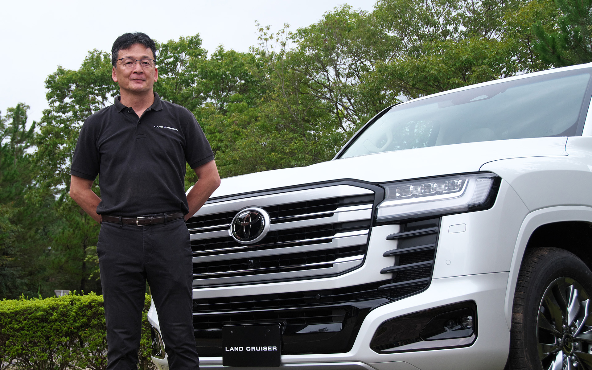 ランドクルーザー 300シリーズを担当するトヨタ自動車株式会社 Mid-size Vehicle Company MS統括部 製品企画 ZZ 主幹 井上徳人氏