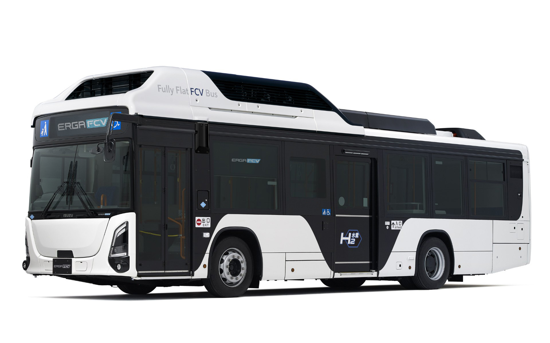 いすゞ初となる燃料電池路線バス「エルガFCV」