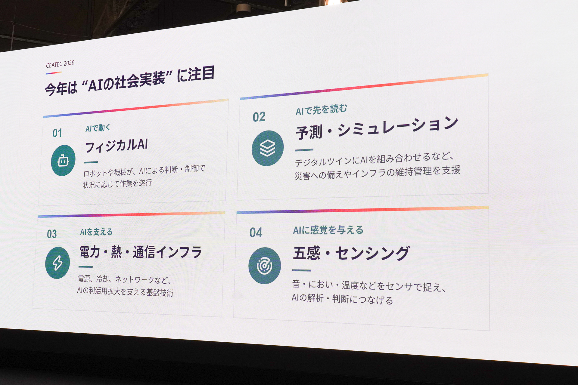 AIの社会実装に注目