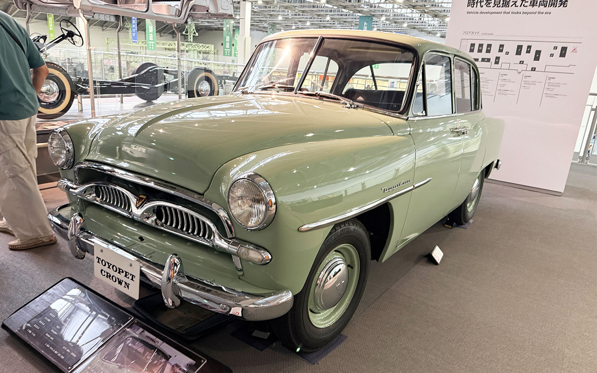 純国産技術で開発された初代「トヨペット クラウン」（1955年）