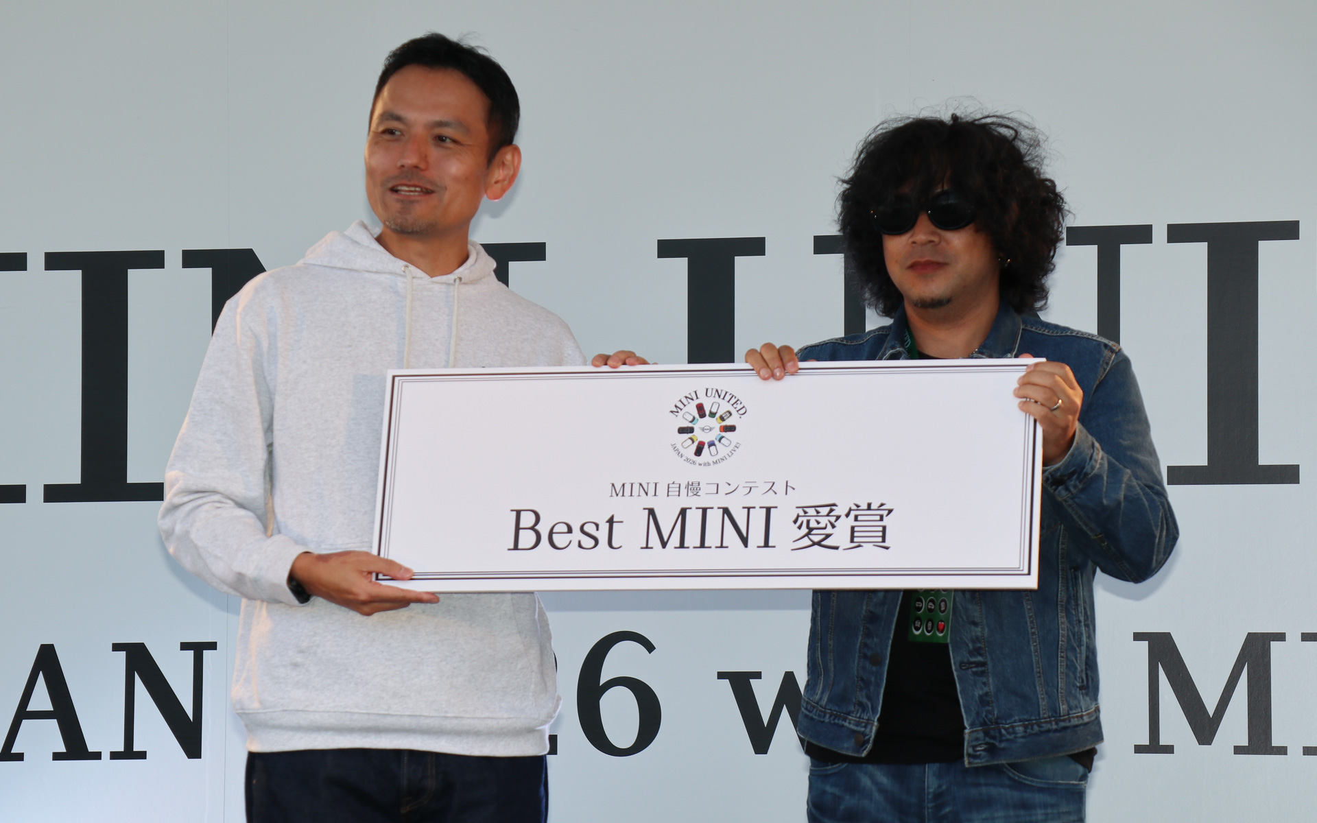 「Best MINI愛賞」受賞者のパトさん（右）