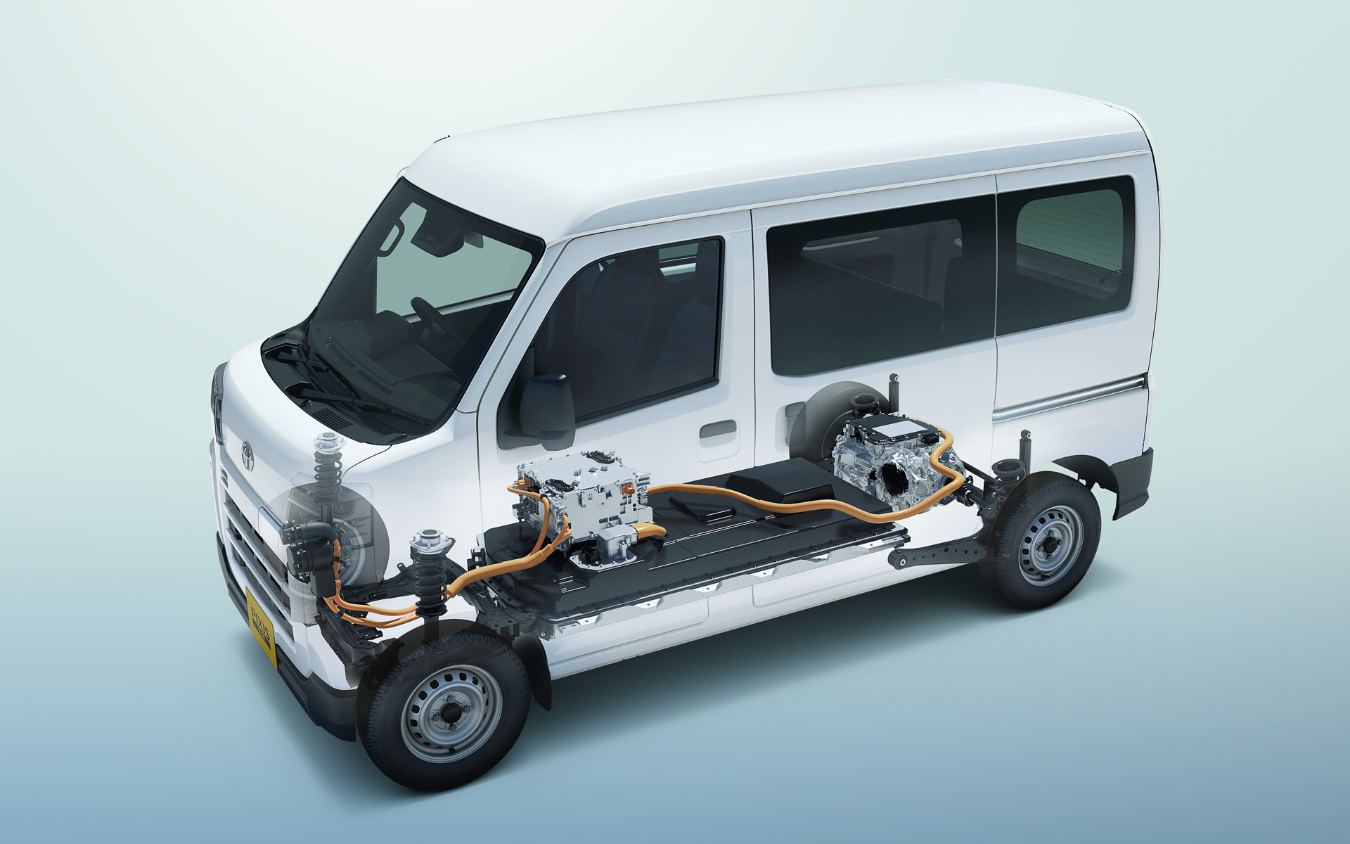 BEVシステム「e-SMART ELECTRIC」の透過イメージ