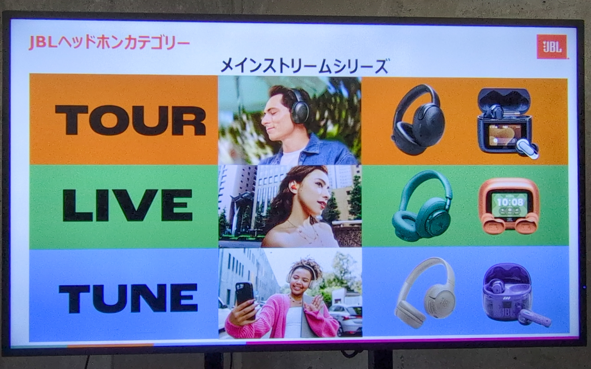 JBLのこれまでのメインストリーム製品