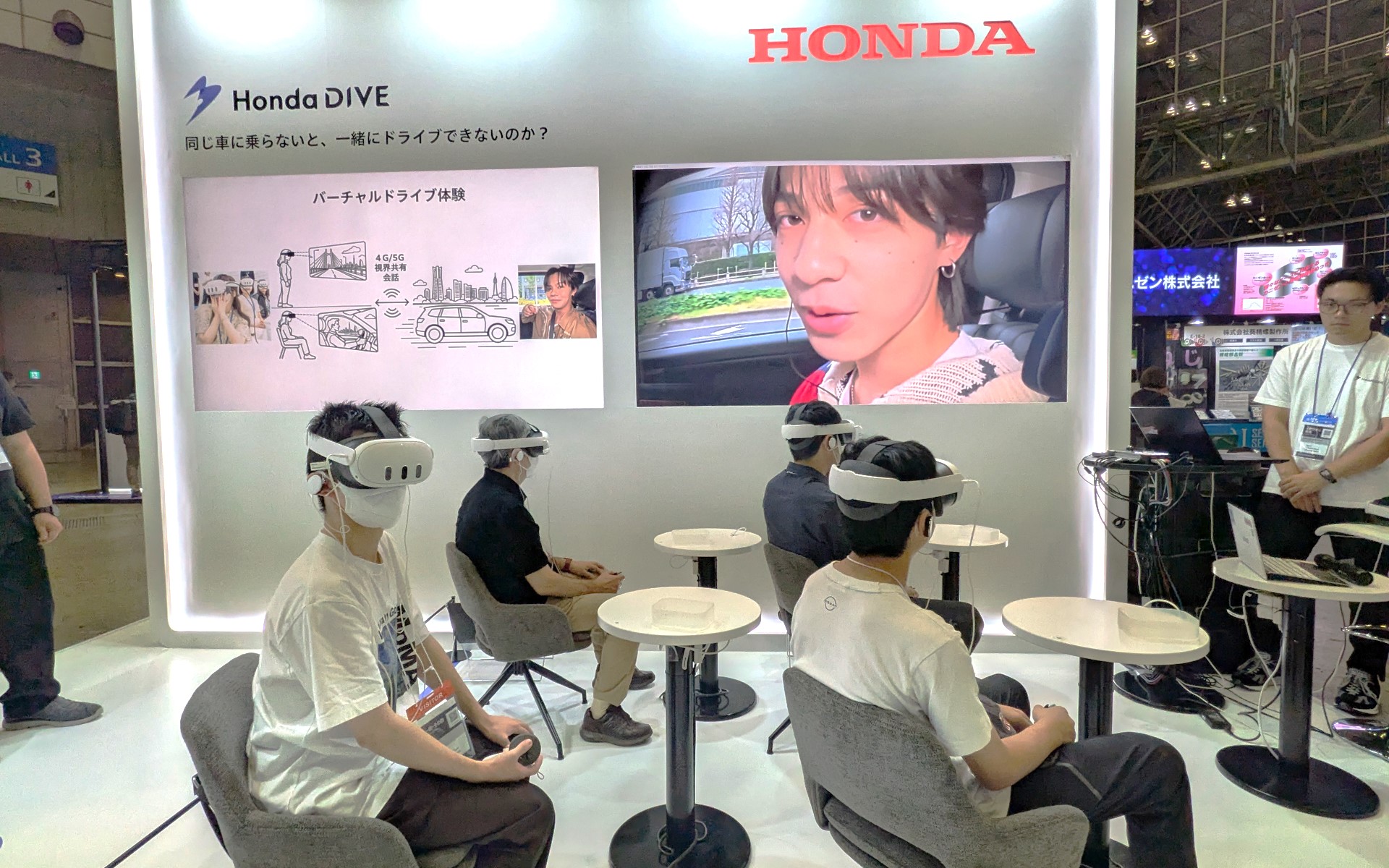 ジャパンモビリティショー2026のホンダブースでは推しとドライブに行ける「Honda DIVE」を体験できる（現地予約制）