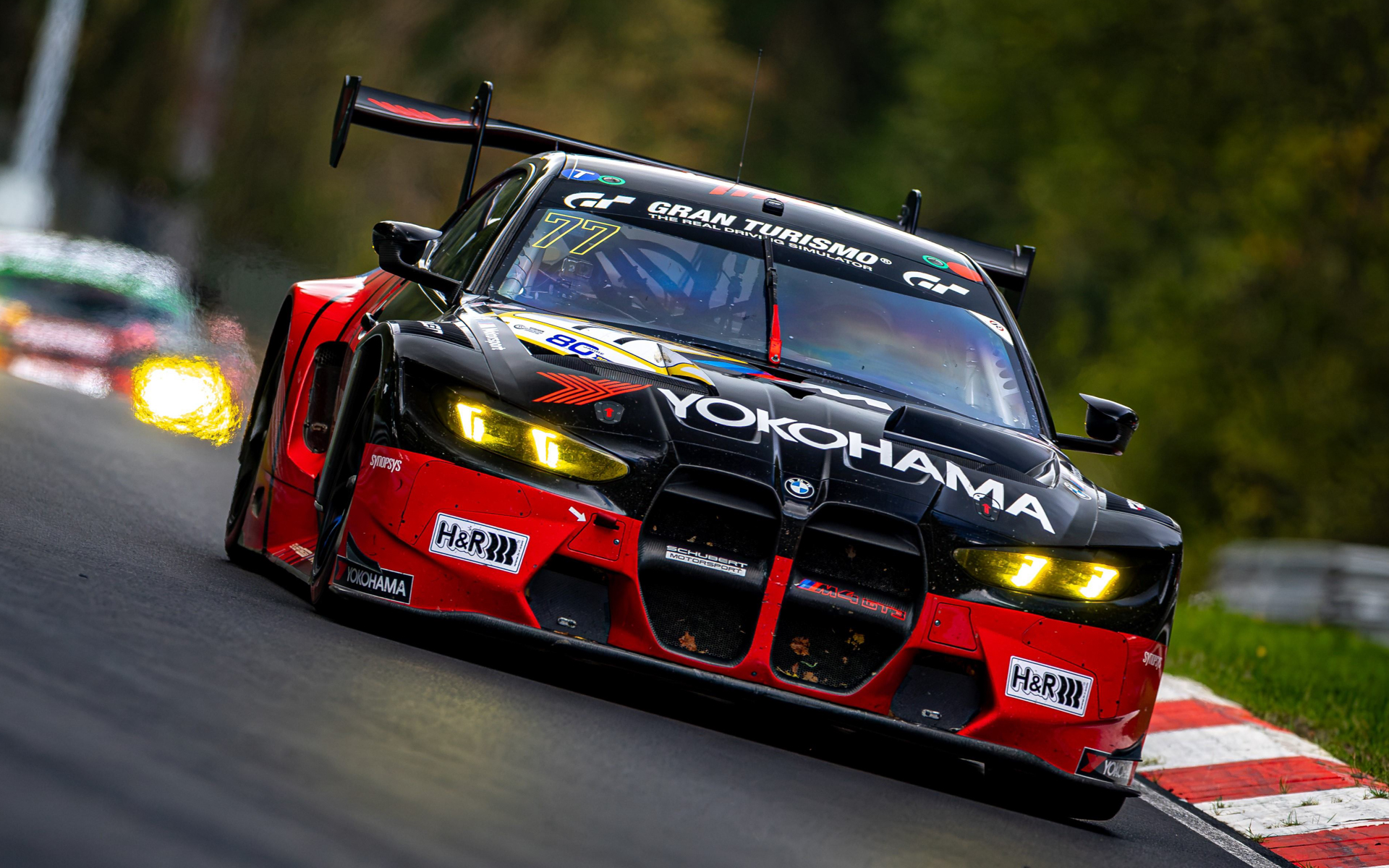 「BMW M Motorsport（参戦チーム名：Schubert Motorsport）」の77号車「BMW M4 GT3 EVO」