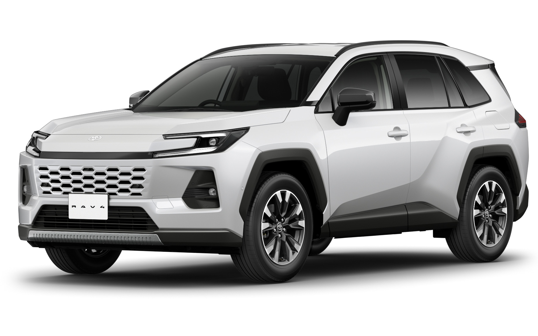 トヨタのSDVである新型「RAV4」。トヨタではSDVを「悲しい交通事故をゼロにすること」と定義し、アリーンおよび拡張アリーンの適用範囲を広げ、交通事故ゼロ社会を目指していく