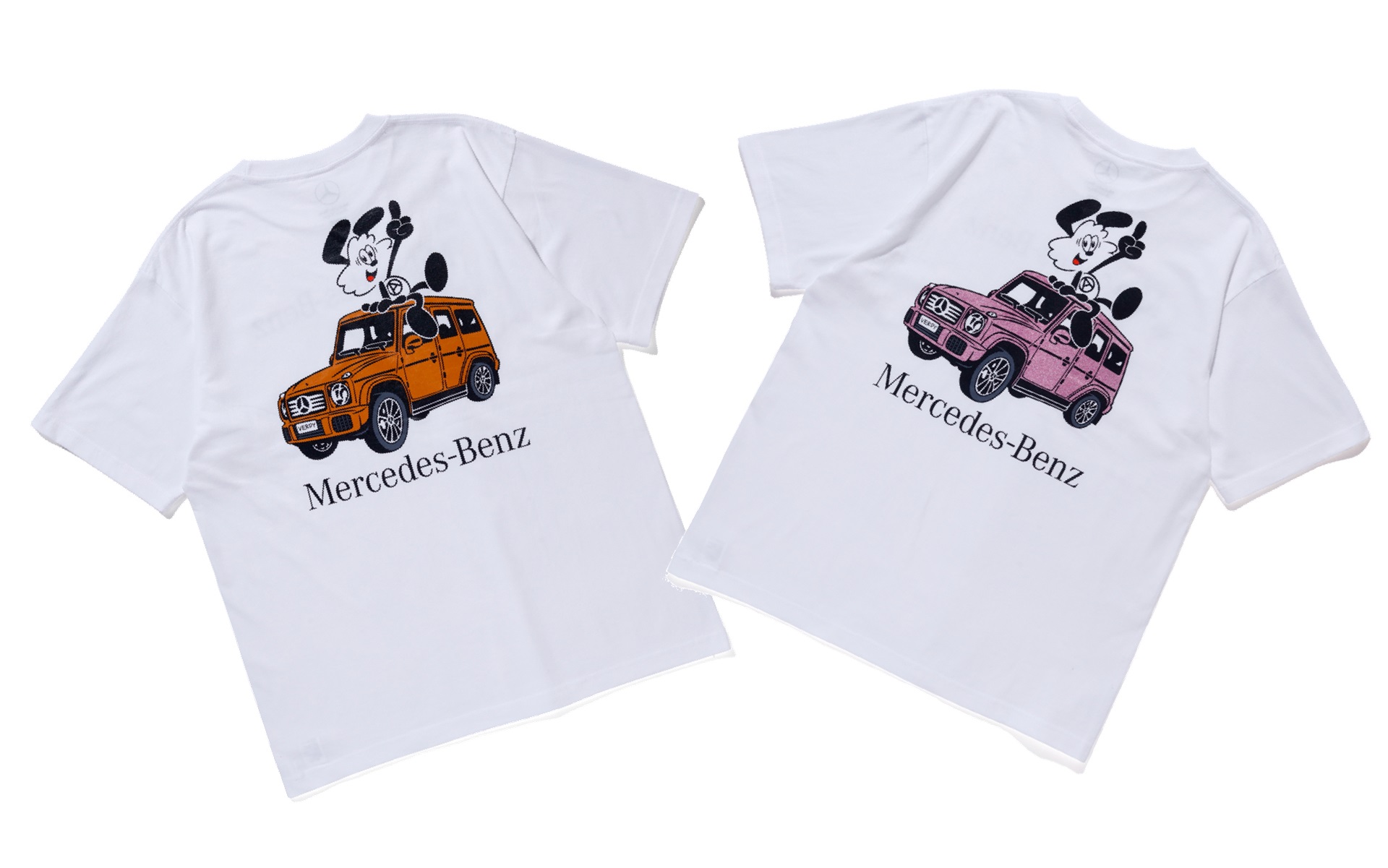 VICK×G-Class Tシャツに新色の「White-Brown」と「White-Purple」が登場
