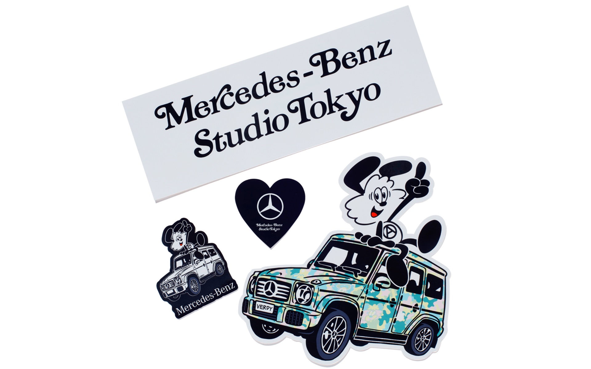 VERDY×Mercedes-Benz STUDIO TOKYO Sticker Set（4pcs）