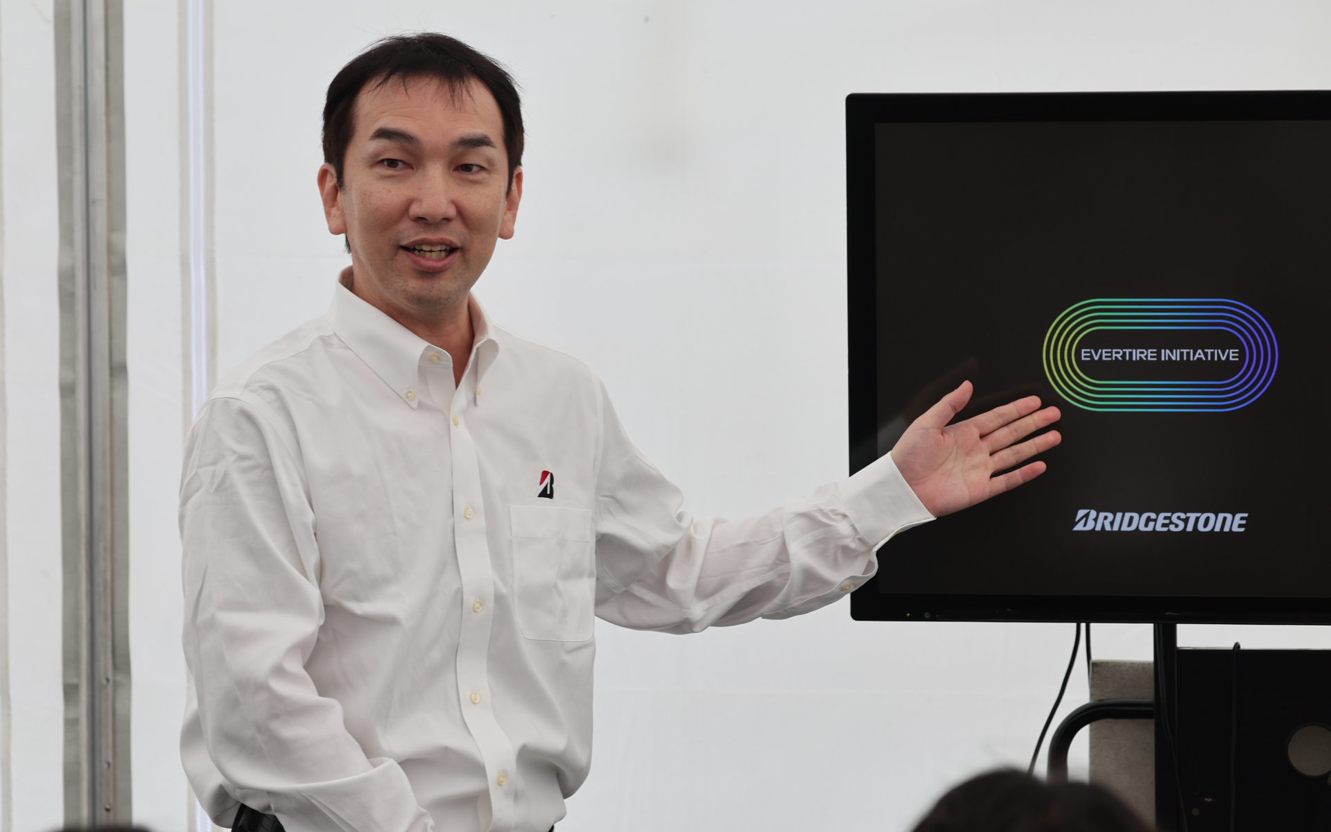 EVERTIRE INITIATIVEの思いを紹介する株式会社ブリヂストン リサイクル事業準備室 室長 加藤貞治氏