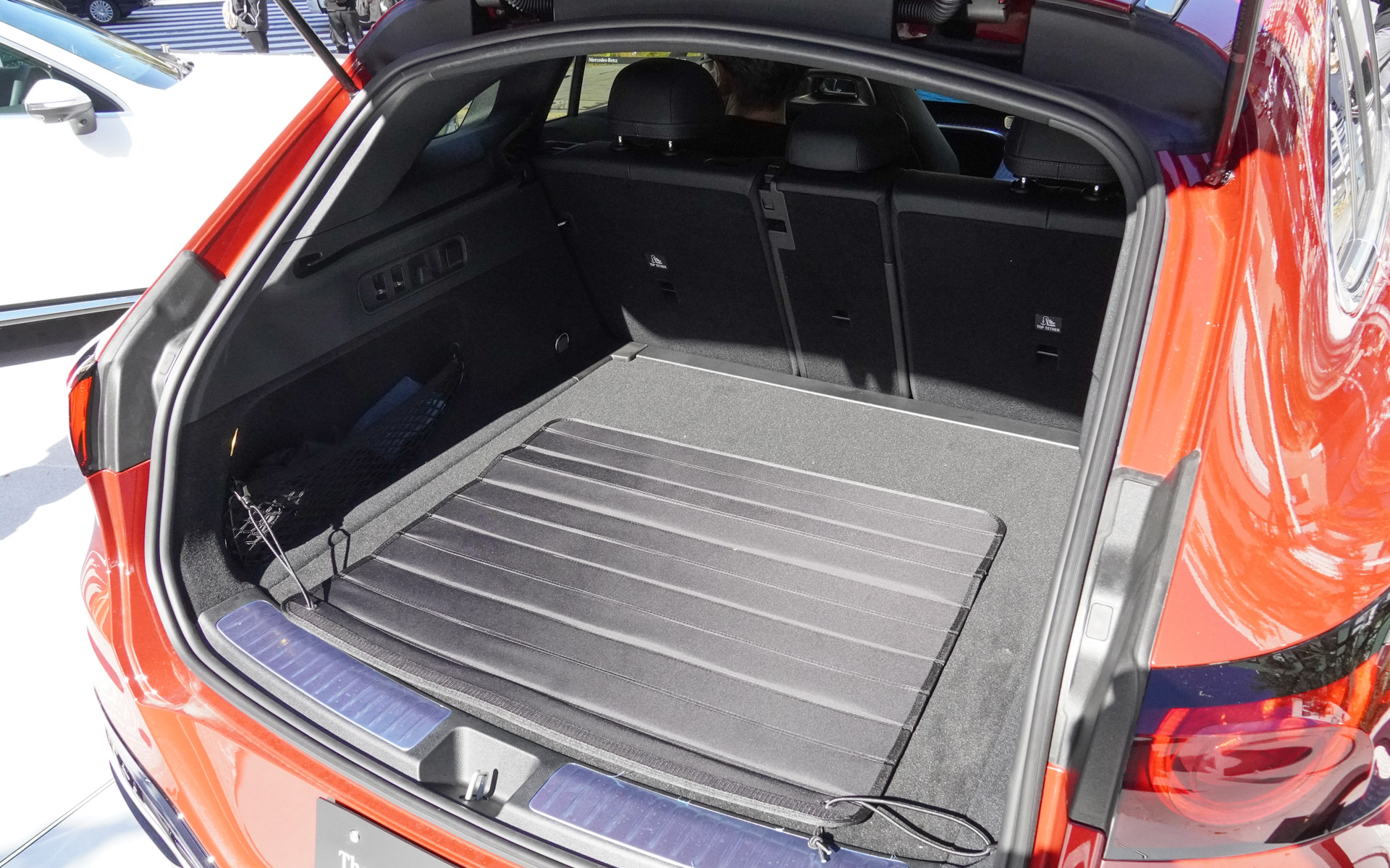 リアのラゲッジスペースは520Lから最大1690Lまで拡大できる。これは後席を使用している状態