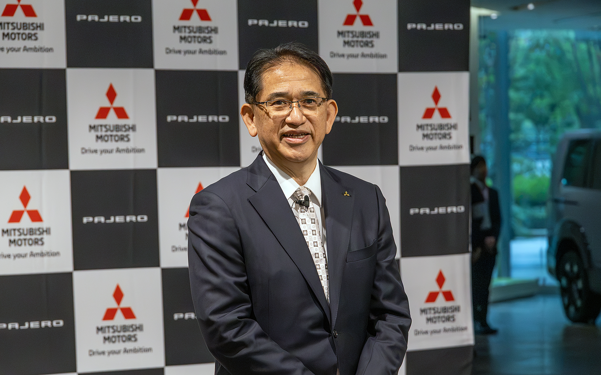 三菱自動車工業株式会社 取締役代表執行役社長 兼 COOの岸浦恵介氏