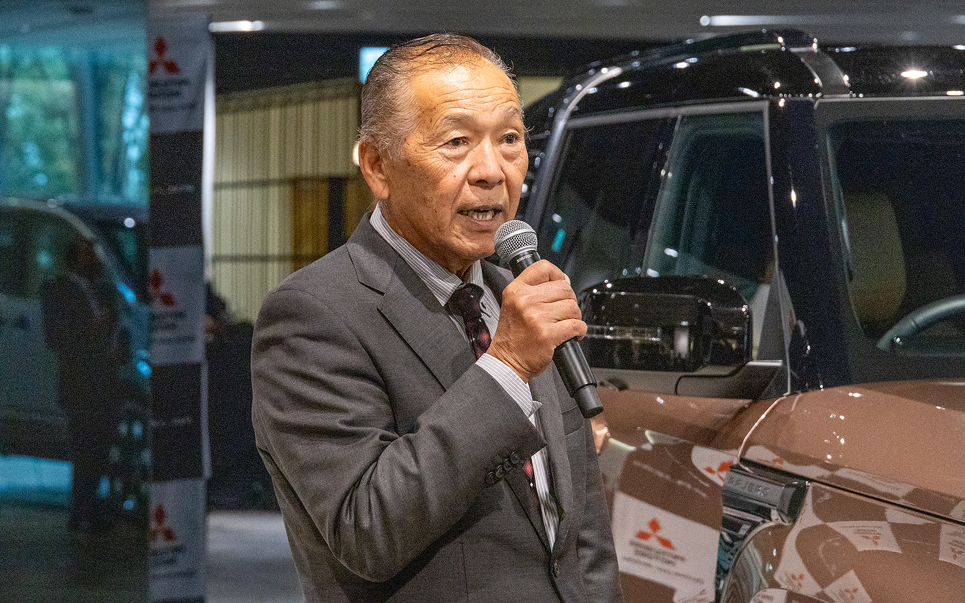 「チーム三菱ラリーアート」の総監督である増岡浩氏