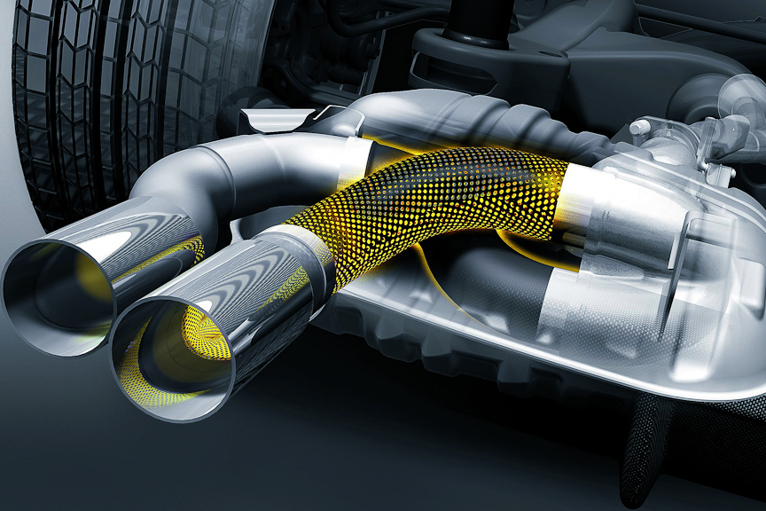 スロットルレスポンスを向上させるサイレンサー・システム