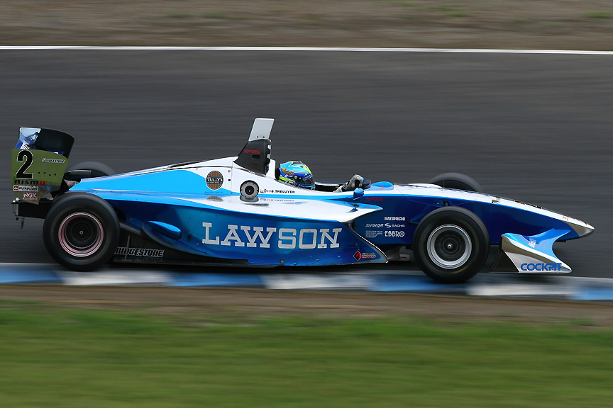 最終ラップで3位に上がったトレルイエ選手