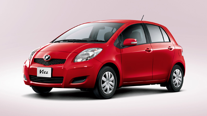 燃費向上に成功したヴィッツ。写真は1.3リッターのF