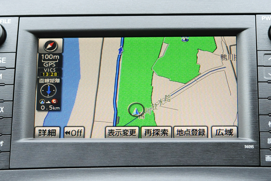 カーナビの画面