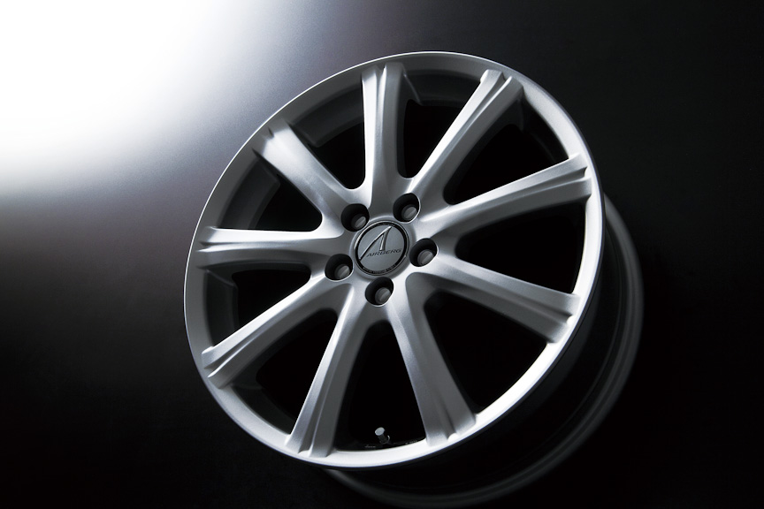 「17インチアルミホイールセット」。コーセイ エアベルグMSの4本セット。G“ツーリングセレクション”レザーパッケージ、G“ツーリングセレクション”、S“ツーリングセレクション”に適合。5万2500円