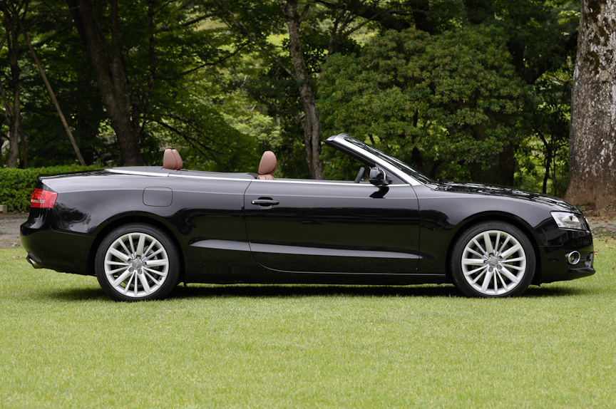 オープン状態のA5 カブリオレ