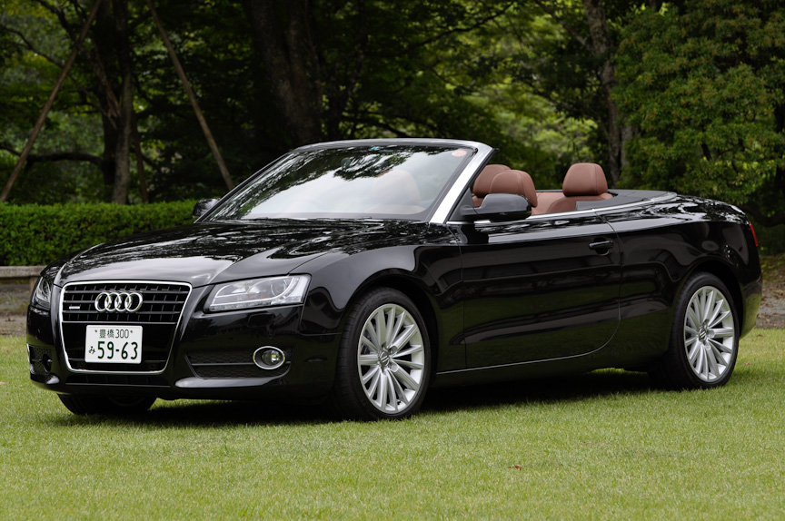 オープン状態のA5 カブリオレ