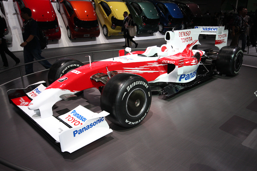 2009年シーズンのトヨタF1マシン TF109
