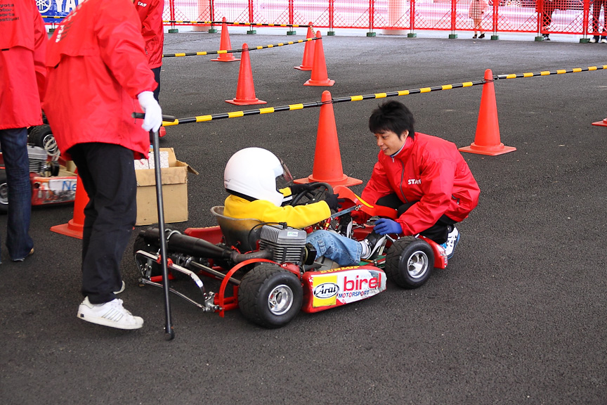 キッズカートコーナーの様子