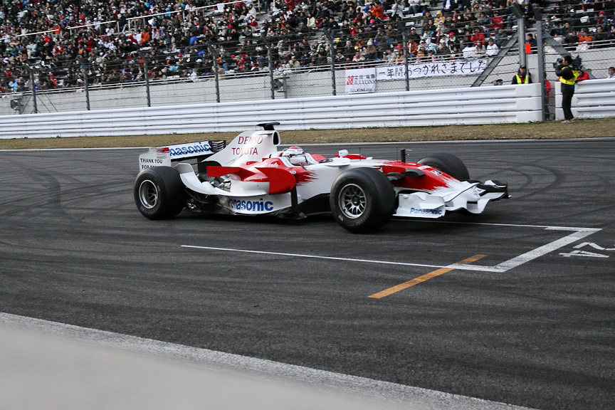 トゥルーリ選手の乗るTF108