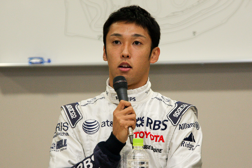 中嶋選手。来年は未定だが、2年間やってきた自信はあると言う