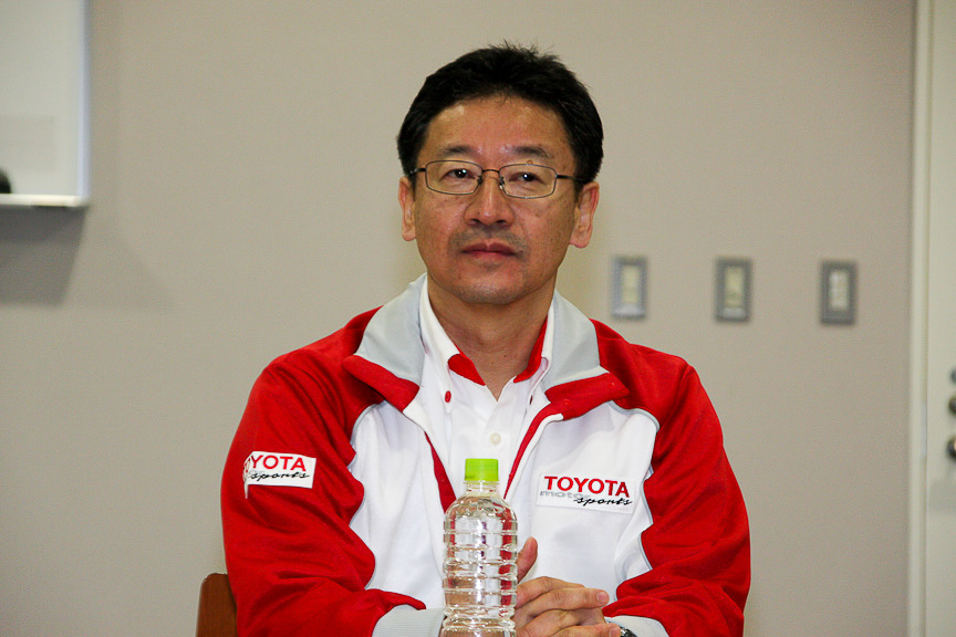 モータースポーツ推進室長の今井智己氏。質問がなかったため特にコメントはなかった
