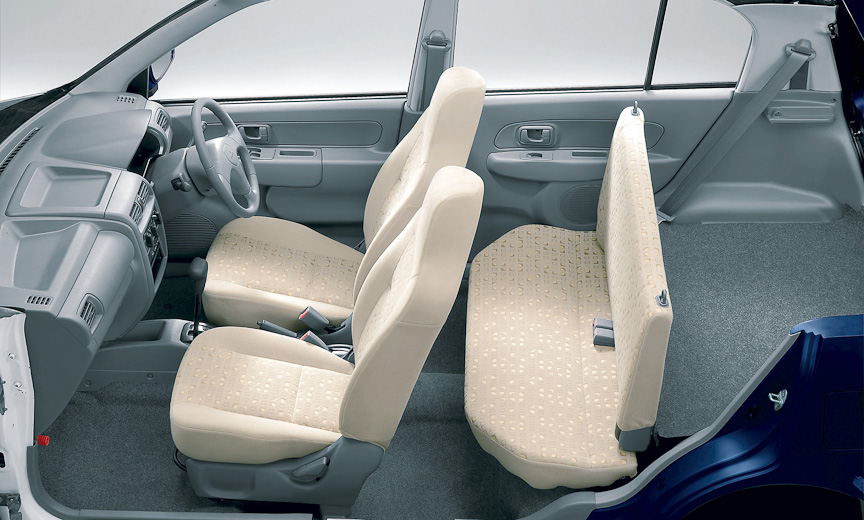 ミニカ ナッティのインテリア