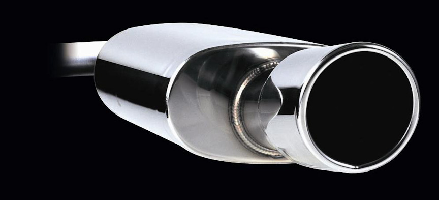 「Model-VII」。テール部は真円シングルタイプ。出口径はφ114.3mm