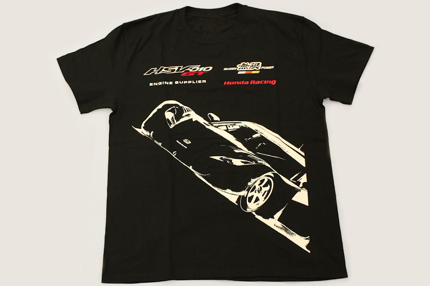 無限 HSV-010GT 10Tシャツ A ブラックの前面（写真左）と背面（写真右）