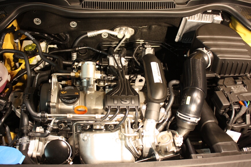 TSIハイラインに搭載された1.2リッターTSIエンジン