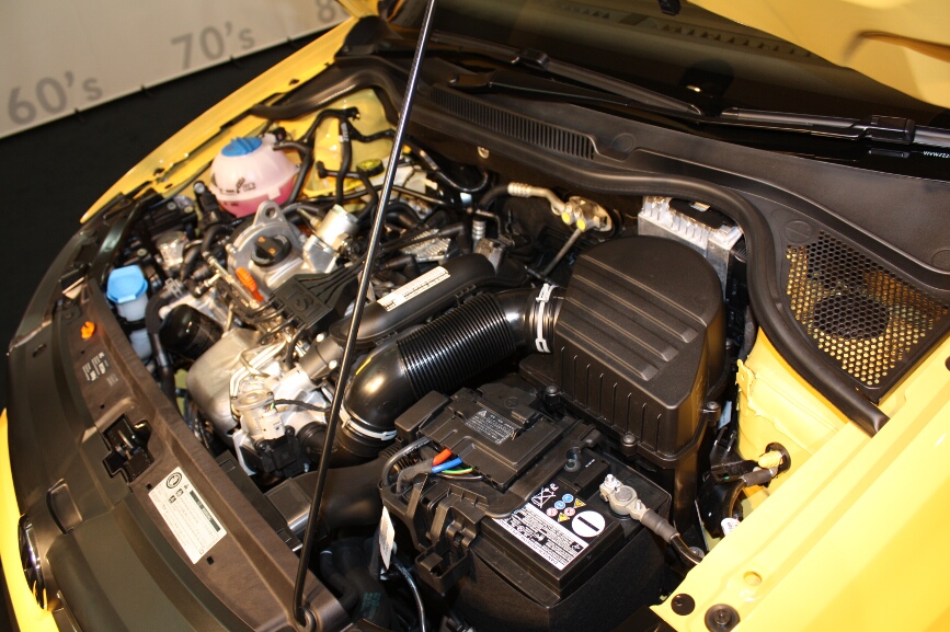 TSIハイラインに搭載された1.2リッターTSIエンジン