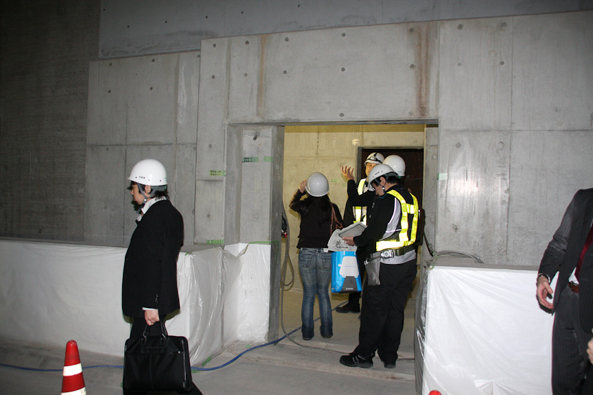 避難用通路入口となる部分