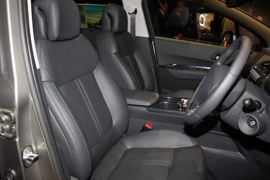 「Griffe」に標準装備のブラック・レザーのシート