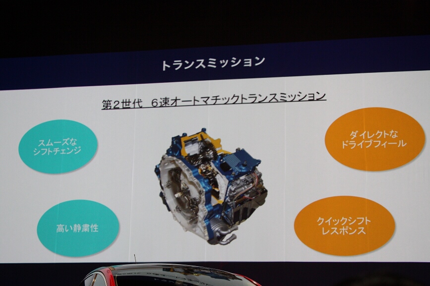 第2世代になった6速ATを搭載する