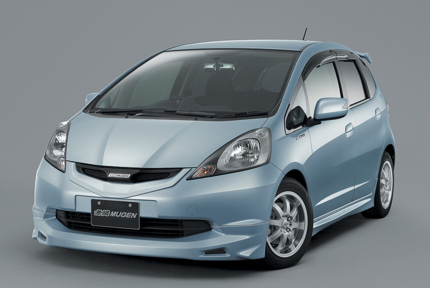 スタイリングセットを装着したフィット