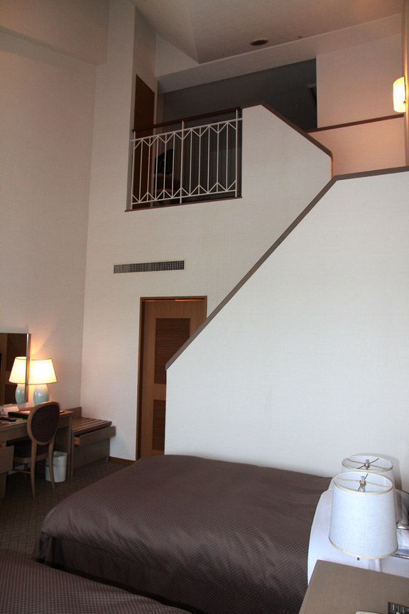 メゾネットルームも子供に人気らしい