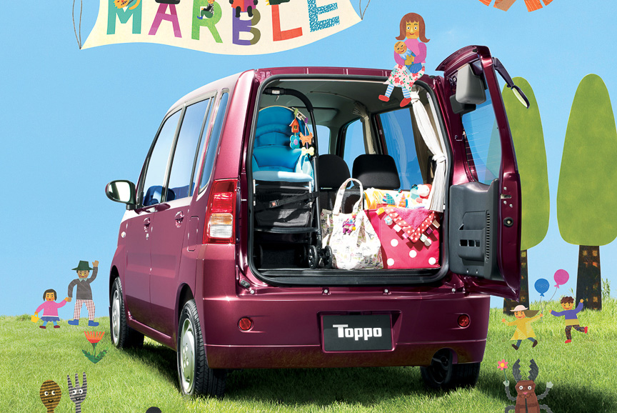 子育て向けに装備を充実させたトッポ マーブル エディション