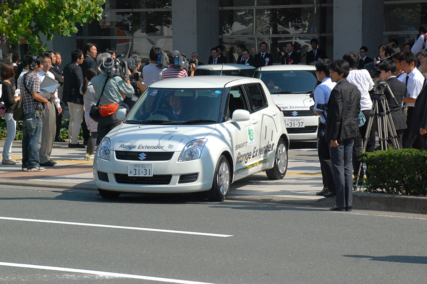 スイフト レンジエクステンダーの出発