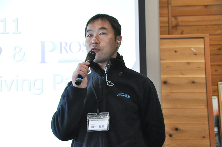 インストラクターを務めた松井猛敏氏